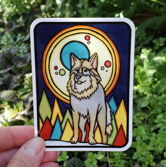 Forest Wolf Sticker