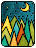 Moonlit Forest Sticker
