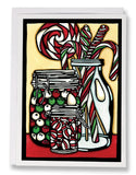 SA109: Christmas Candy - Sarah Angst Art Greeting Cards, Giclee Prints, Jewelry, More