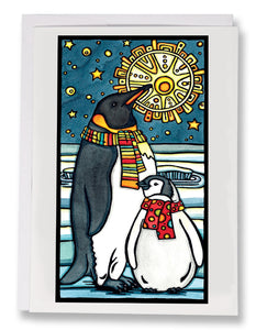 Penguins - 207 - Sarah Angst Art Greeting Cards, Giclee Prints, Jewelry, More