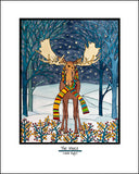 The Moose - Simple Giclee Print - Sarah Angst Art Greeting Cards, Giclee Prints, Jewelry, More
