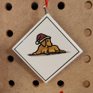 Ornament - Santa's Pup