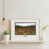 Field of Tulips - Simple Giclee Print