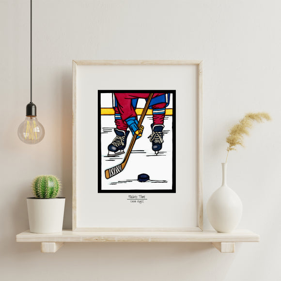 Hockey - Simple Giclee Print