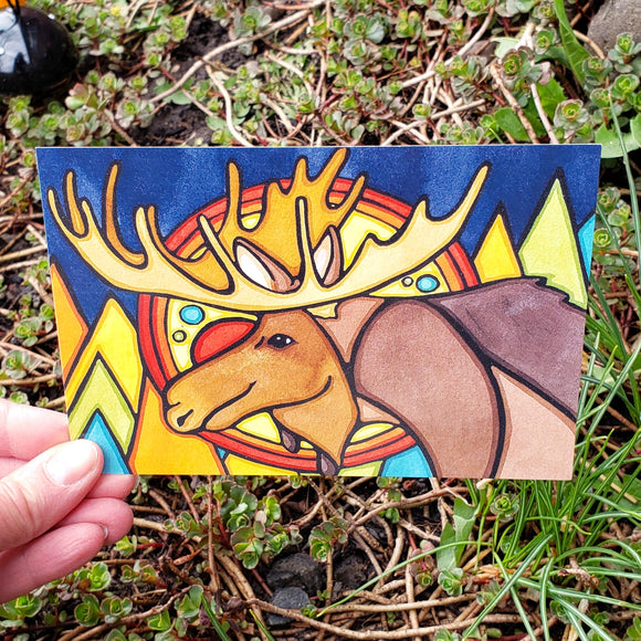Postcard - Moose