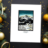 Mountain Night - Simple Giclee Print