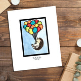 Up, Up, and Away - Simple Giclee Print