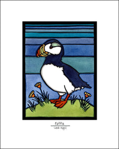 Puffin - 8"x10" Overstock
