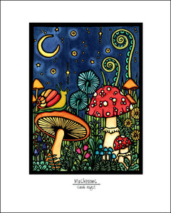 Mushrooms - Simple Giclee Print