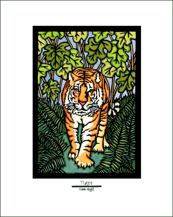 Tiger - Simple Giclee Print