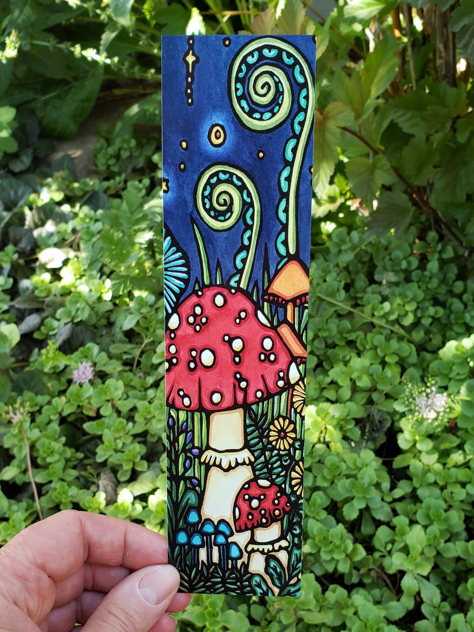 Bookmark - Mushroom – Sarah Angst Art