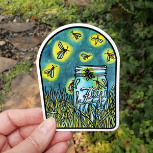 Fireflies Sticker