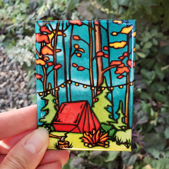 Camping Tent Magnet