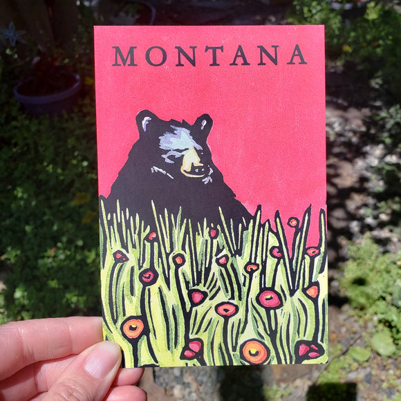 Postcard - Montana Bear