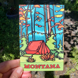 Postcard - Montana Tent