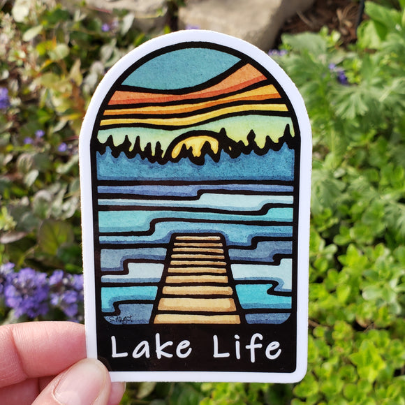 Lake Life Sticker