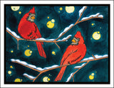 Cardinals - Packaged Christmas Cards - Sarah Angst Art Greeting Cards, Giclee Prints, Jewelry, More