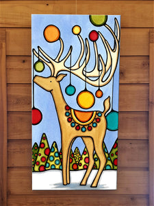 Holiday Deer Canvas