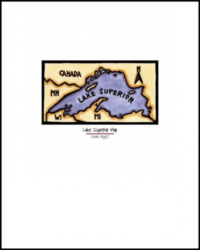 Lake Superior Map - 8