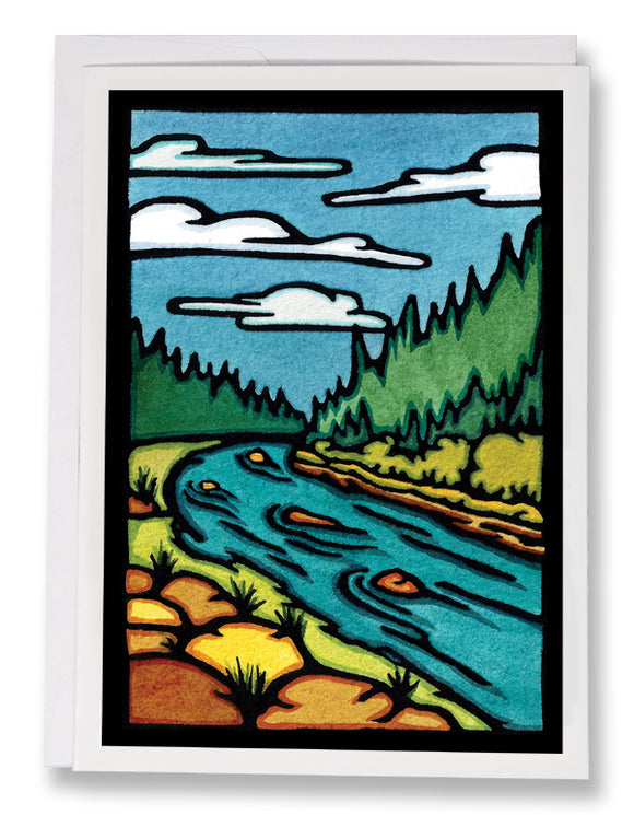 The River - 231 - Sarah Angst Art Greeting Cards, Giclee Prints, Jewelry, More