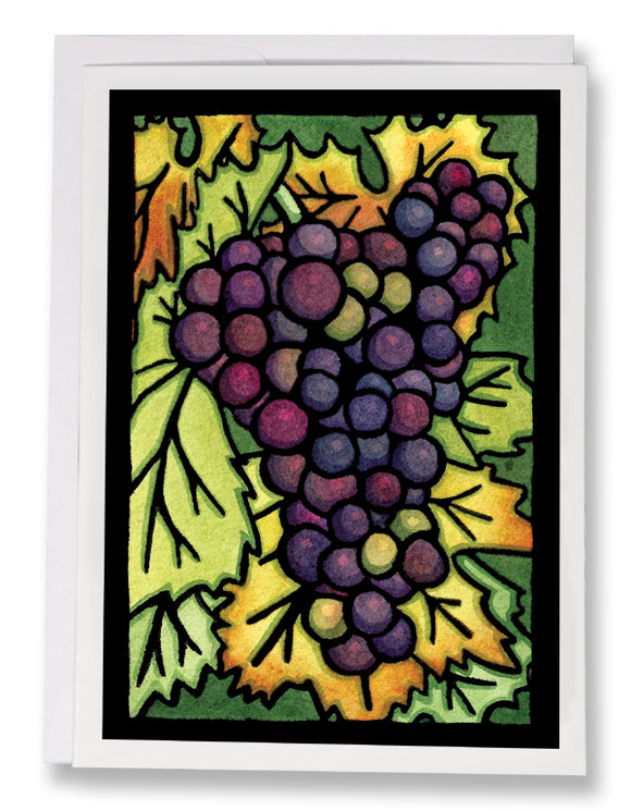 Grapes - 236 - Sarah Angst Art Greeting Cards, Giclee Prints, Jewelry, More