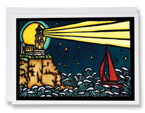 Beacon in the Night - 241 - Sarah Angst Art Greeting Cards, Giclee Prints, Jewelry, More