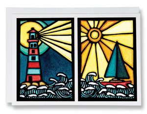Set Sail & Shine Bright - 244 - Sarah Angst Art Greeting Cards, Giclee Prints, Jewelry, More