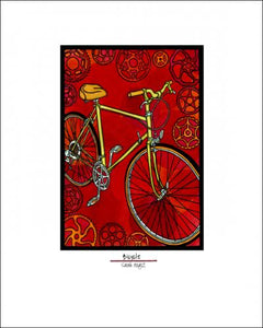 Bicycle - Simple Giclee Print - Sarah Angst Art Greeting Cards, Giclee Prints, Jewelry, More