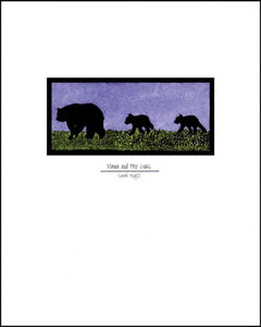 Mama & Cubs - Simple Giclee Print - Sarah Angst Art Greeting Cards, Giclee Prints, Jewelry, More