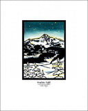 Mountain Night - Simple Giclee Print - Sarah Angst Art Greeting Cards, Giclee Prints, Jewelry, More