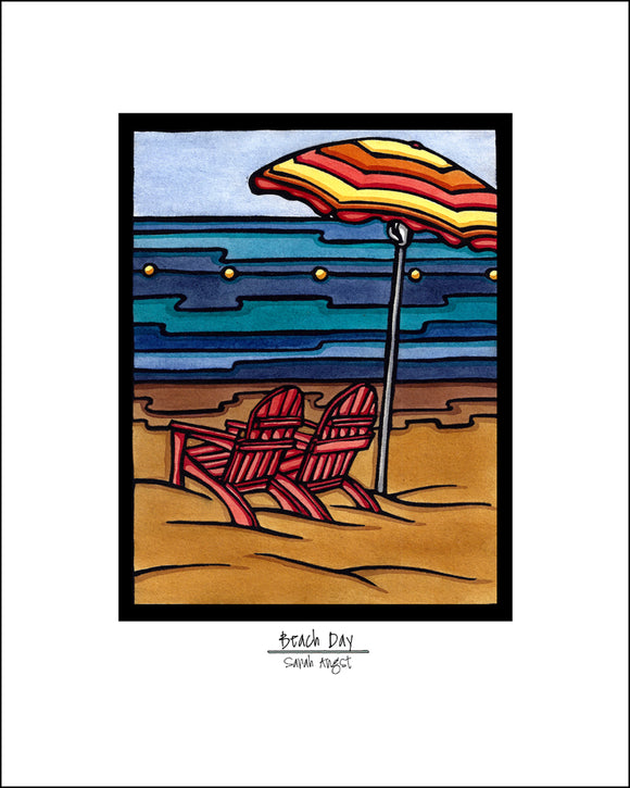 Beach Day - Simple Giclee Print