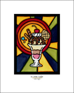 Ice Cream - Simple Giclee Print