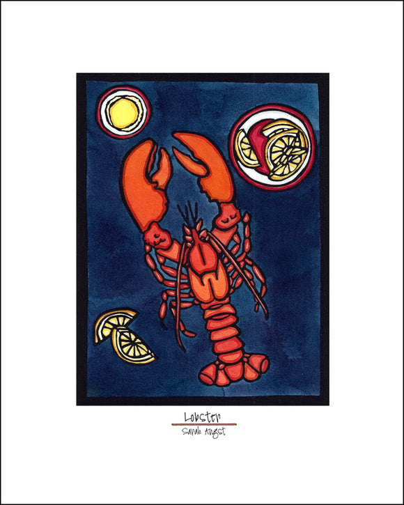 Lobster - Simple Giclee Print