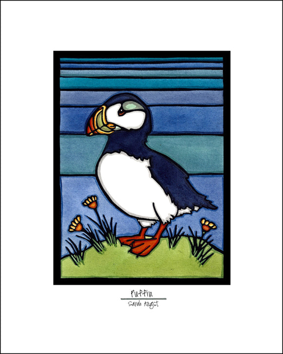 Puffin - Simple Giclee Print
