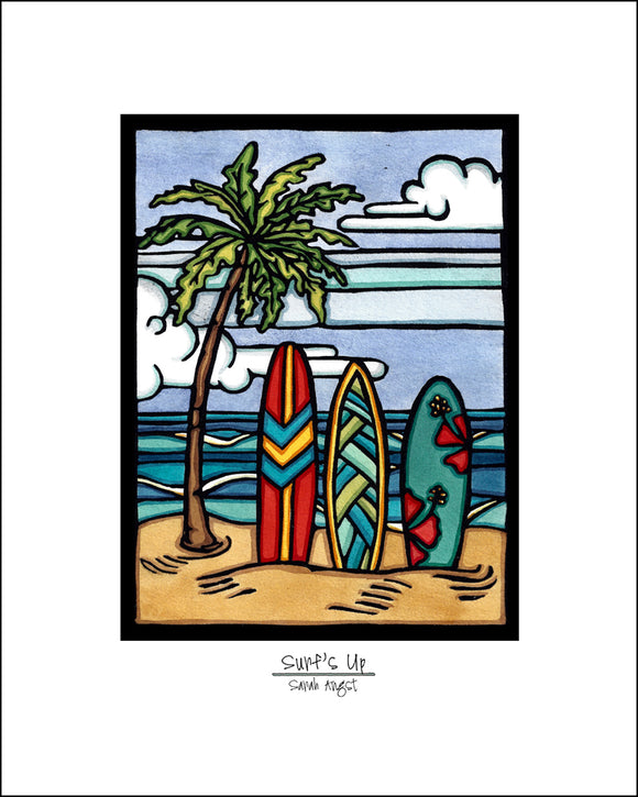 Surfs Up - Simple Giclee Print