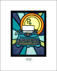 Typewriter (text optional) - Simple Giclee Print