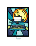 Typewriter (text optional) - Simple Giclee Print