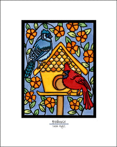 Birdhouse - Simple Giclee Print