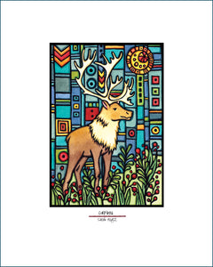 Caribou - 8"x10" Overstock - Sarah Angst Art Greeting Cards, Giclee Prints, Jewelry, More