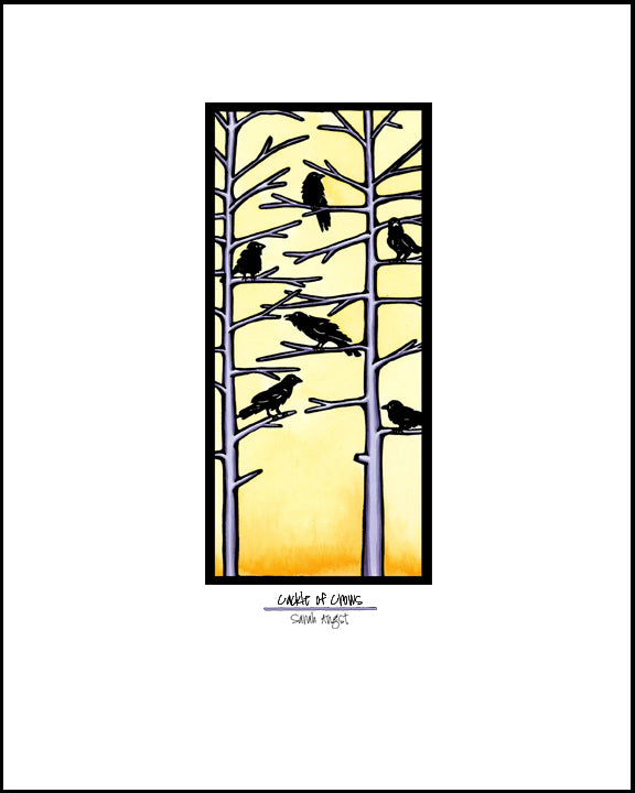 Crows - Simple Giclee Print