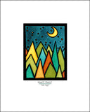 Moonlit Forest - Simple Giclee Print - Sarah Angst Art Greeting Cards, Giclee Prints, Jewelry, More