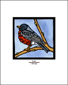 Robin - Simple Giclee Print