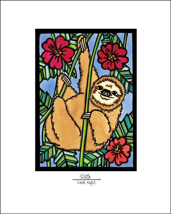 Sloth - Simple Giclee Print