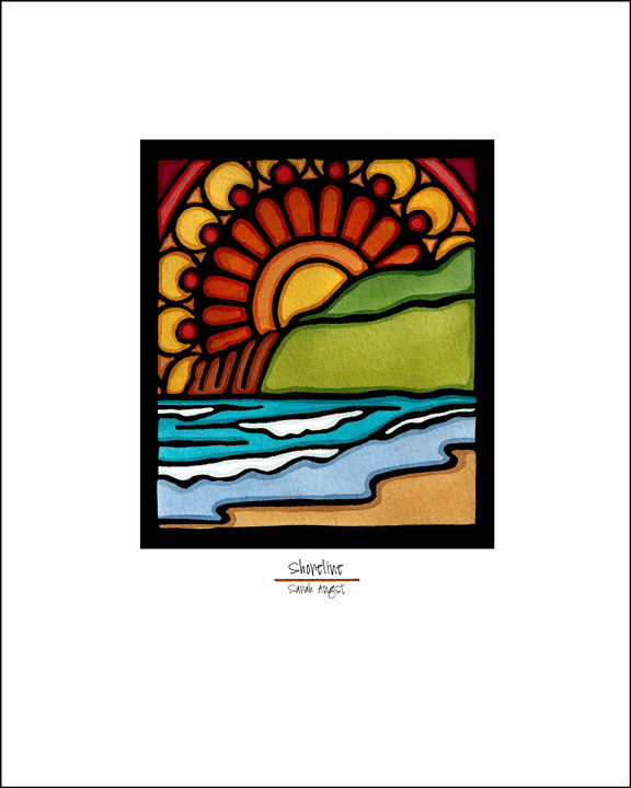 Sunset Coast - Simple Giclee Print