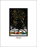 Winter Cabins - Simple Giclee Print