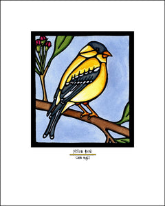 Yellow Bird - Simple Giclee Print