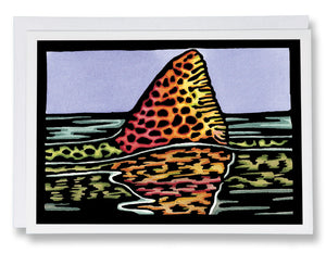 SA016: Surfacing Fish - Sarah Angst Art Greeting Cards, Giclee Prints, Jewelry, More