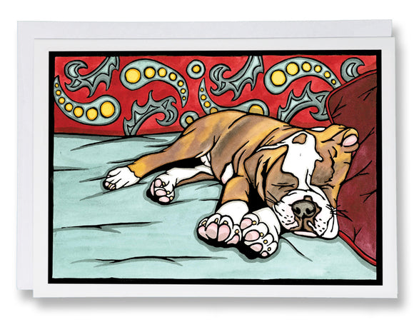 SA019: Rough Day - Sarah Angst Art Greeting Cards, Giclee Prints, Jewelry, More