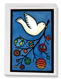 SA110: Dove - Sarah Angst Art Greeting Cards, Giclee Prints, Jewelry, More