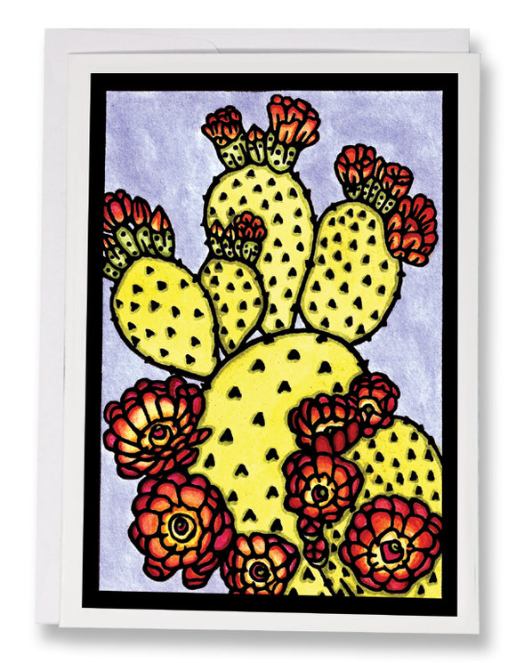 SA194: Cactus - Sarah Angst Art Greeting Cards, Giclee Prints, Jewelry, More
